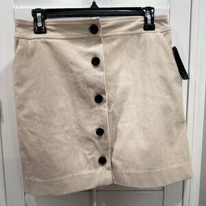 ! NWT Melrose and Market Tan Corduroy Mini Skirt !
